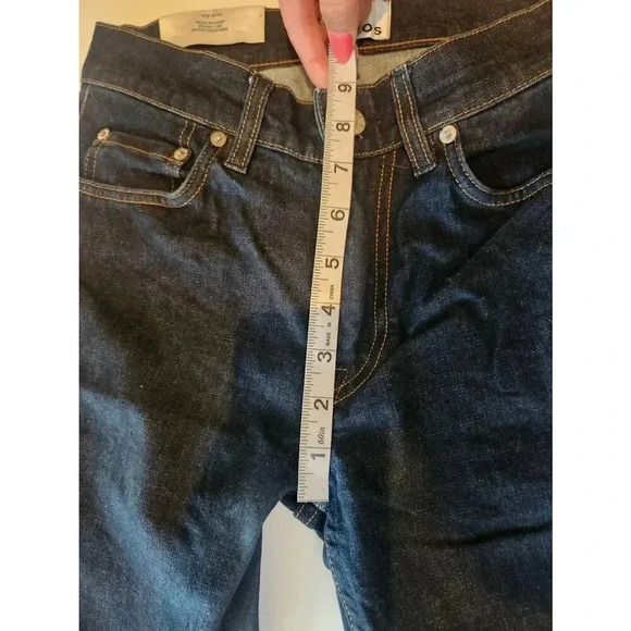 Acne Studios Ace Raw Gothic Skinny Jeans New With Tags Dark Wash Mens 28 Inseam - Picture 8 of 9